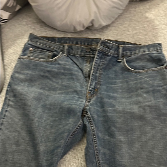 Levi's Men's Blue Straight Jeans - Picture 4 of 5